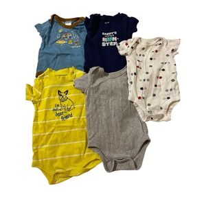 baby one piece size 3 mo. lot of 5 pieces
